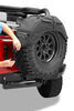 cargo organizers bestop roughrider spare tire organizer for jeep - 38 inch to 40 tires black diamond