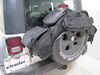 0  cargo organizers bestop roughrider spare tire organizer for jeep - 38 inch to 40 tires black diamond