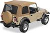 no doors includes bow system bestop supertop soft top for jeep - spice tinted windows