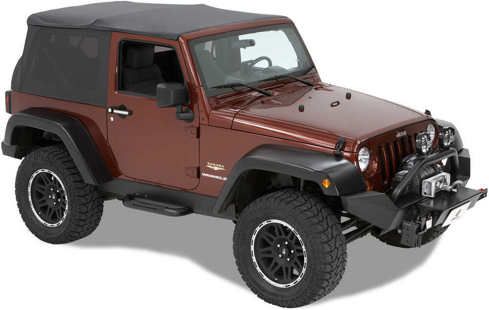 Bestop Supertop Soft Top For Jeep - Black Diamond - Tinted Windows ...