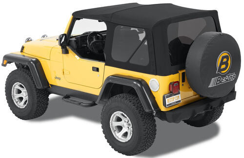 Bestop Supertop NX Soft Top For Jeep - Twill - Sunroof And Tinted ...