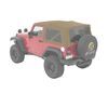 0  complete soft top system no doors bestop supertop nx - sunroof and tinted windows beige twill