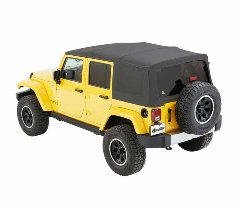 Bestop Supertop NX Soft Top - Sunroof And Tinted Windows - Gray Twill ...