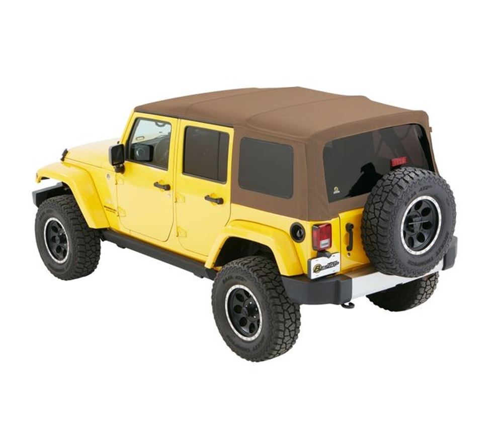 Bestop Supertop NX Soft Top - Sunroof And Tinted Windows - Tan Twill ...