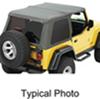 no doors bow system required bestop trektop nx soft top for jeep - sunroof and tinted windows black denim sailcloth