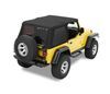 complete soft top system no doors bestop trektop nx for jeep - sunroof and tinted windows black denim sailcloth