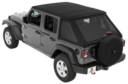 Bestop Trektop NX Soft Top - Black Twill - Sunroof And Tinted Windows ...