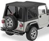 Tinted Window Kit for Bestop Replace-A-Top for 2003-2006 Jeep - Black Diamond Black B5812835