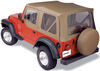 upper doors requires bow system bestop sailcloth replace-a-top for jeep - spice half door skins