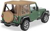 no doors requires bow system bestop sailcloth replace-a-top for jeep - spice