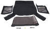 replacement fabric only requires bow system bestop replace-a-top for jeep - tinted windows black twill