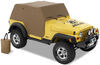 better all-weather protection best dirt/dust resistance bestop trail cover for jeep wrangler 1997-2006 - spice