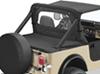 bestop duster deck cover for jeep cj-7 wrangler 1980-1991 - black