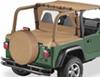 bestop duster deck cover for jeep wrangler 1997-2002 - spice
