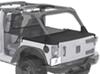 bestop duster deck cover for jeep wrangler unlimited - black diamond