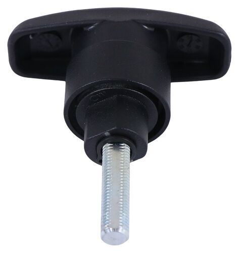 Bauer Products T Handle Lock For Truck Caps Clockwise Matte Black