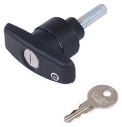 Bauer Products T-Handle Lock for Truck Caps - Counterclockwise - Matte Black - BA59VR