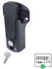 latches cam door latch bauer products locking for horse trailers - matte black ae series key