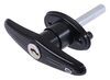 camper shell locks bauer products t-handle lock for truck caps - clockwise gloss black