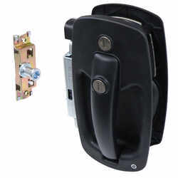 Bauer Products European Style Motorhome Entry Lock - Rotary Latch - Right - 8" x 4-1/4" - BA58AR