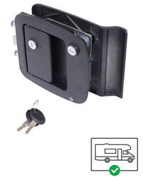Bauer Products Motorhome Door Lock - Black - BA64FR