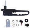latches bauer products compression latch for 2 inch thick ramp doors - matte black