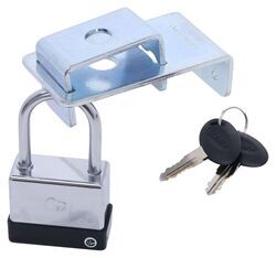 PROPANE TANK SECURITY LOCK POL WITH KEY ANTI-THEFT FOR STORAGE CAMPING VACATION