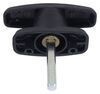 camper shell locks bauer products t-handle lock for truck caps - clockwise matte black