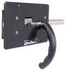 trailer door latch divider bauer products for horse trailers - spring loaded right hand matte black