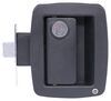 latches locks bauer products manger door lock for horse trailers - matte black glass filled nylon