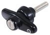 camper shell locks bauer products t-handle lock for small truck caps - clockwise and counterclockwise gloss black