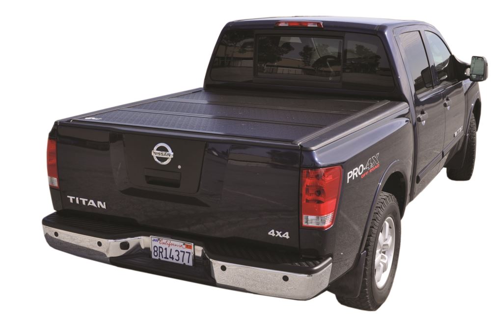 2017 Nissan Titan XD BAKFlip FiberMax Hard Tonneau Cover - Folding ...