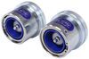 caps bearing protector grease cap buddy protectors - model 2717a w/ auto check chrome plated (pair)