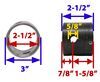 camper jacks trailer jack 2-1/2 inch pipe mount bulldog replacement for swivel - female weld on 5/8 pull pin