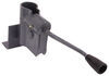 camper jacks trailer jack crank and gearbox replacement weld-on sidewind handle assembly for bulldog rack-and-gear