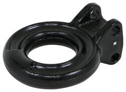 Bulldog Lunette Ring for Adjustable Channel Bracket - 3" Diameter - 14,000 lbs - Black - BD1291010383