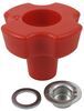topwind replacement red knob for bulldog trailer jacks - qty 1