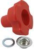 camper jacks trailer jack topwind replacement red knob for bulldog - qty 1