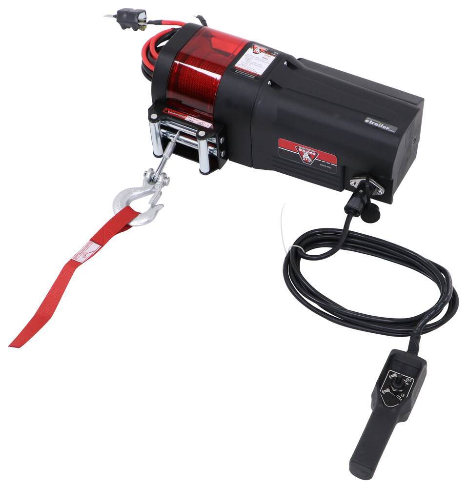 Bulldog 2500 lbs. DC Electric Utility Winch DC2500 w/Rope and Remote- 500400