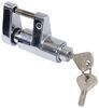 latch lock bulldog lifelong trailer coupler - trigger style 1/4 inch pin diameter chrome