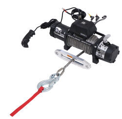 Bulldog Winch Standard Series Off-Road Winch - Synthetic Rope - Hawse Fairlead - 8,000 lbs - BDW10044