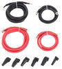 atv - utv winch 21 30 lbs bulldog powersports series wire rope roller fairlead 4 000