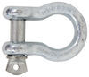 shackle only bulldog winch 3/4 inch bow - silver zinc plated 9 500 lbs