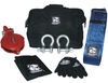 electric winch rigging kit bulldog 7-piece with heavy-duty storage bag - 12 000 lbs