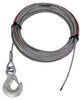 wire rope replacement for bulldog winch atv/utv - 5/32 inch x 50'