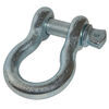 shackle only bulldog winch - 1-1/2 inch zinc plated 34 000 lbs