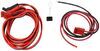 jumper cables bulldog winch booster cable set w/ power leads - quick connect to clamp 2 gauge 20' long