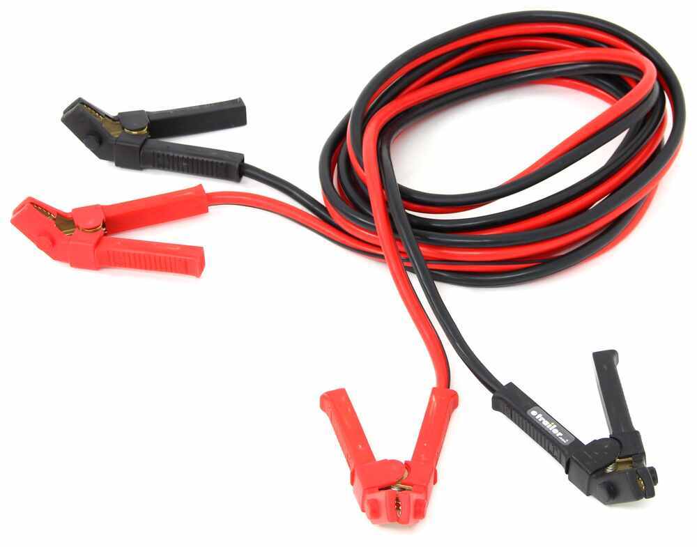 Bulldog Winch Booster Cable Set - Clamp to Clamp - 2 Gauge - 20' Long ...