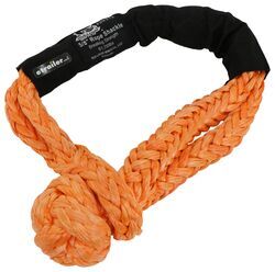 Bulldog Winch Rope Shackle - Synthetic - Orange - 10" Loop Diameter - 30,875 lbs - BDW20312