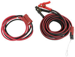 Bulldog Winch Booster Cable Set w/ Power Leads - Quick Connect to Clamp - 1 Gauge - 25' Long - BDW20334